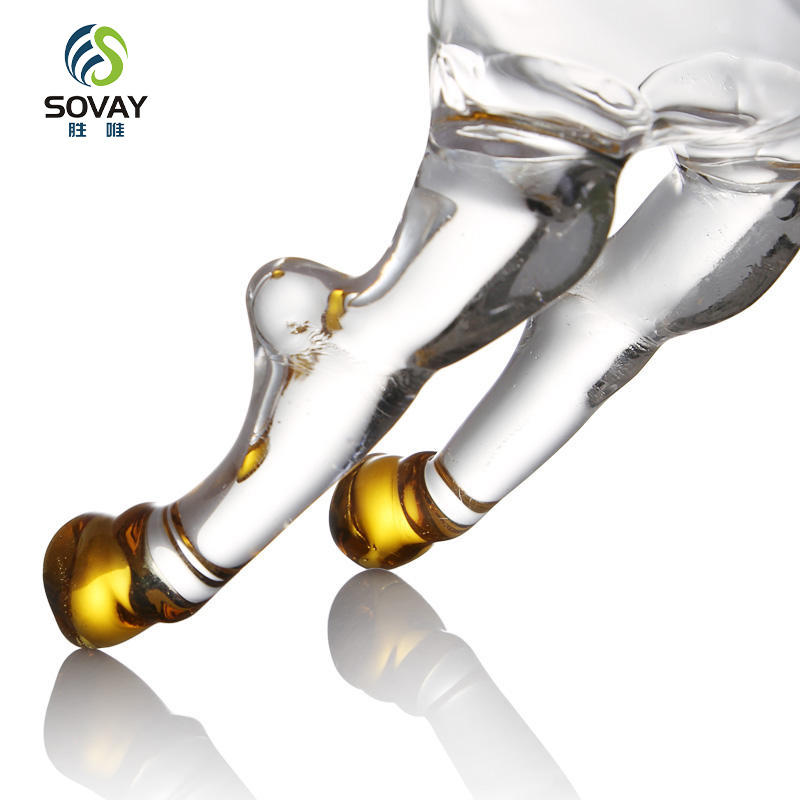 SA11N Modern Clear Packaging Containers Horse Shape High Custom Business Gifts Animal Shaped Wine and Liquor Glass Bottles Wholesale