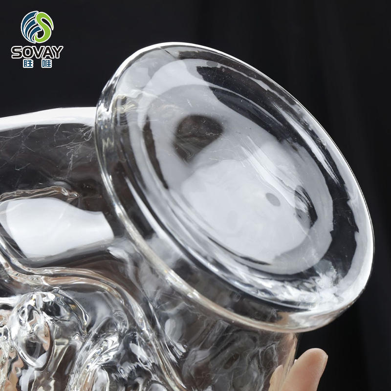 SA14N Clear Packaging Containers Finger Shape Custom Business Gifts Wine and Liquor Glass Bottles Wholesale Glassware China Factory
