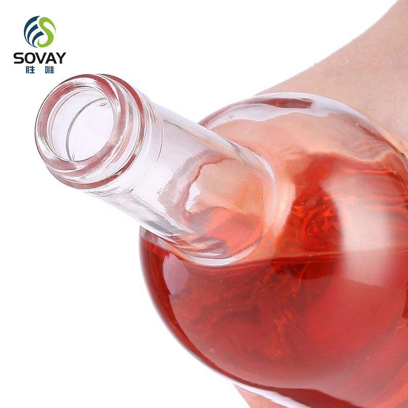 SW59 Angel's Hand Glass Wine Bottle Alcohol Bottle 750ml Liquor Drinking Spirit Glass Bottles