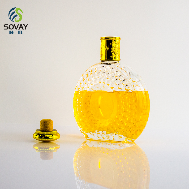SW65 Empty Recyclable Liquor Bottles Premium Glass Spirits Containers Whisky Gin Alcohol Bottles