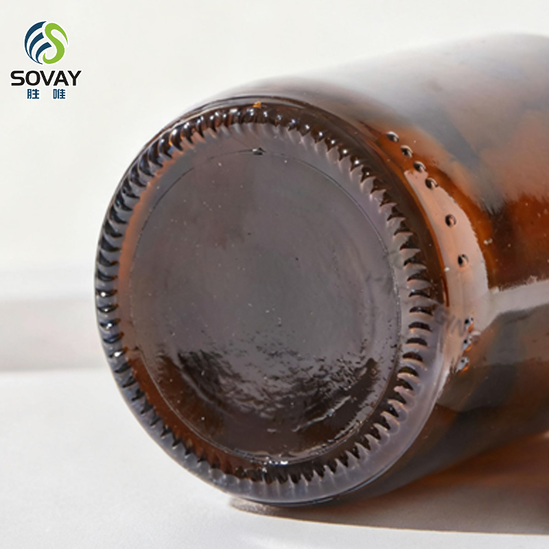SB05 Stubby Hot Sale Cheap Custom Dark Amber 330ml Glass Empty Beer Bottle