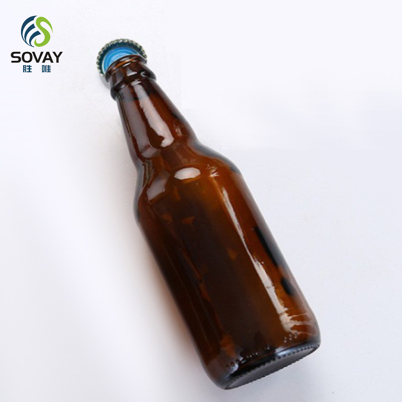 SB05 Stubby Hot Sale Cheap Custom Dark Amber 330ml Glass Empty Beer Bottle