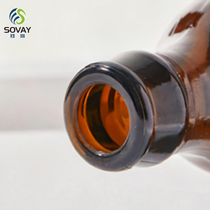 SB05 Stubby Hot Sale Cheap Custom Dark Amber 330ml Glass Empty Beer Bottle