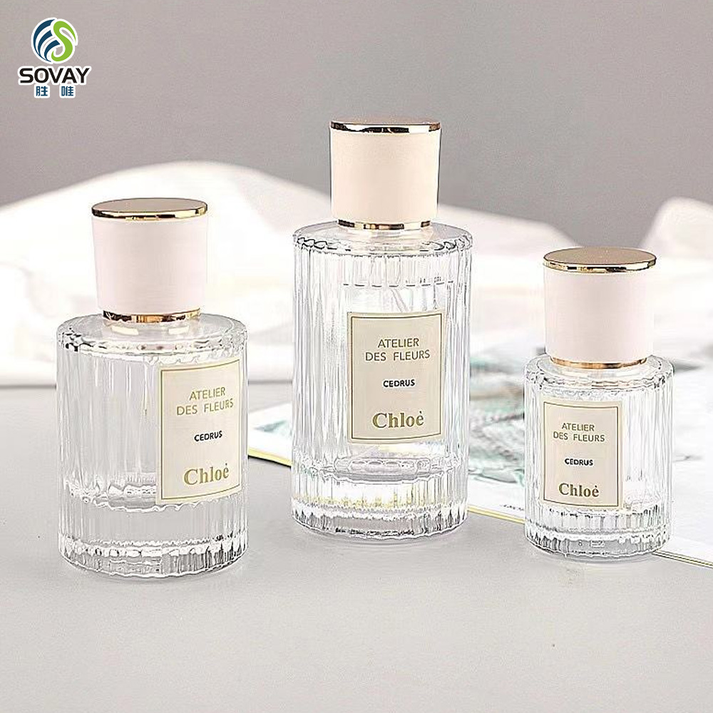 SP38 Customized Logo Packaging Spray 30ml 50ml 100ml Luxury Air Frosted Glass Perfume Bottle