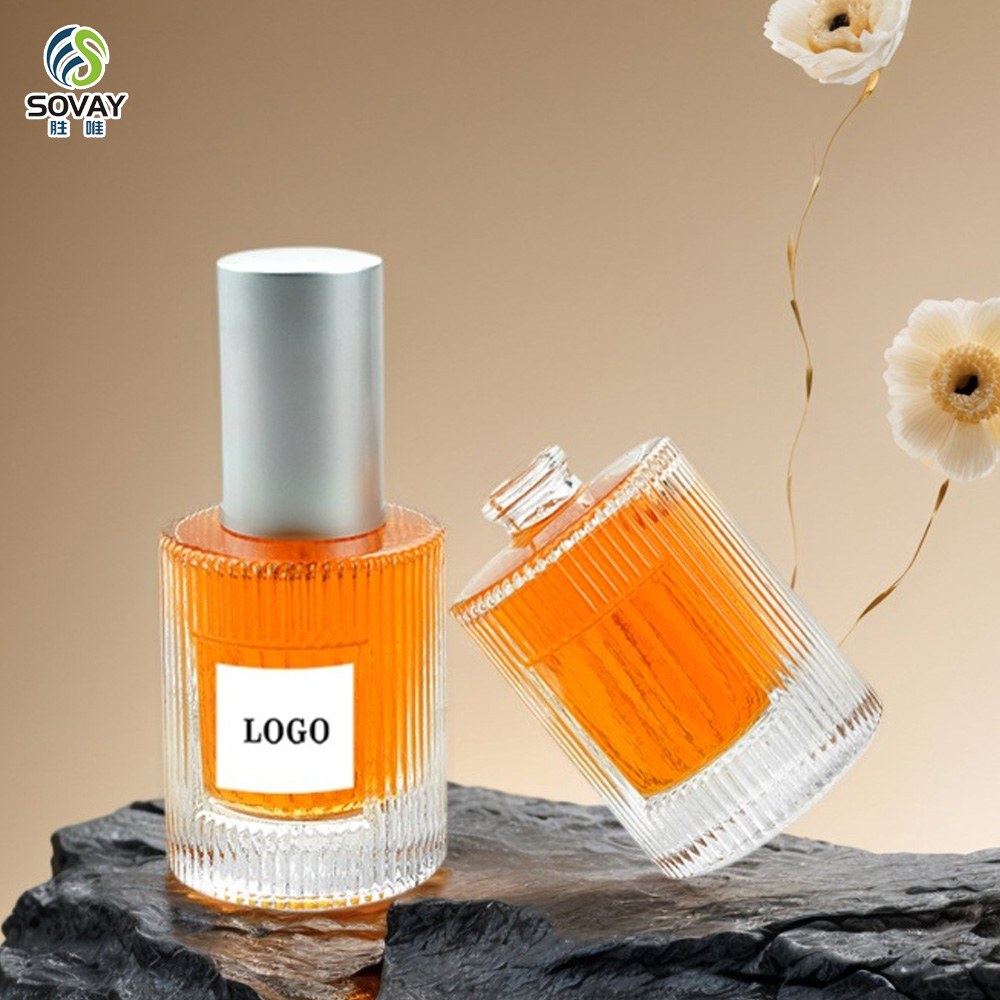 SP38 Customized Logo Packaging Spray 30ml 50ml 100ml Luxury Air Frosted Glass Perfume Bottle