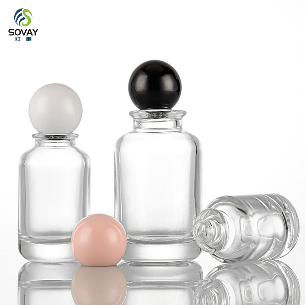 SP37 New Design 30ml 50 Ml Perfume Bottle Glass Elegant Luxury Perfume Bottle 100ml Perfume Bottle with Ball Cap