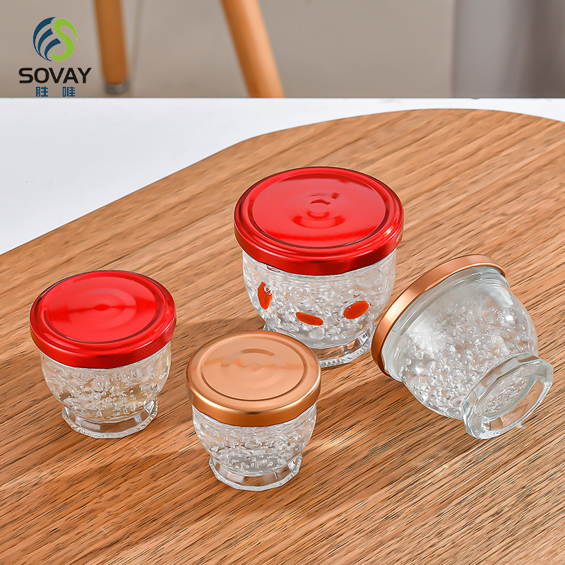 SG58N Hot Sale 50ml 75ml 100ml 150ml Empty Glass Honey Jar High Quality Honey Bottle Glass Jar