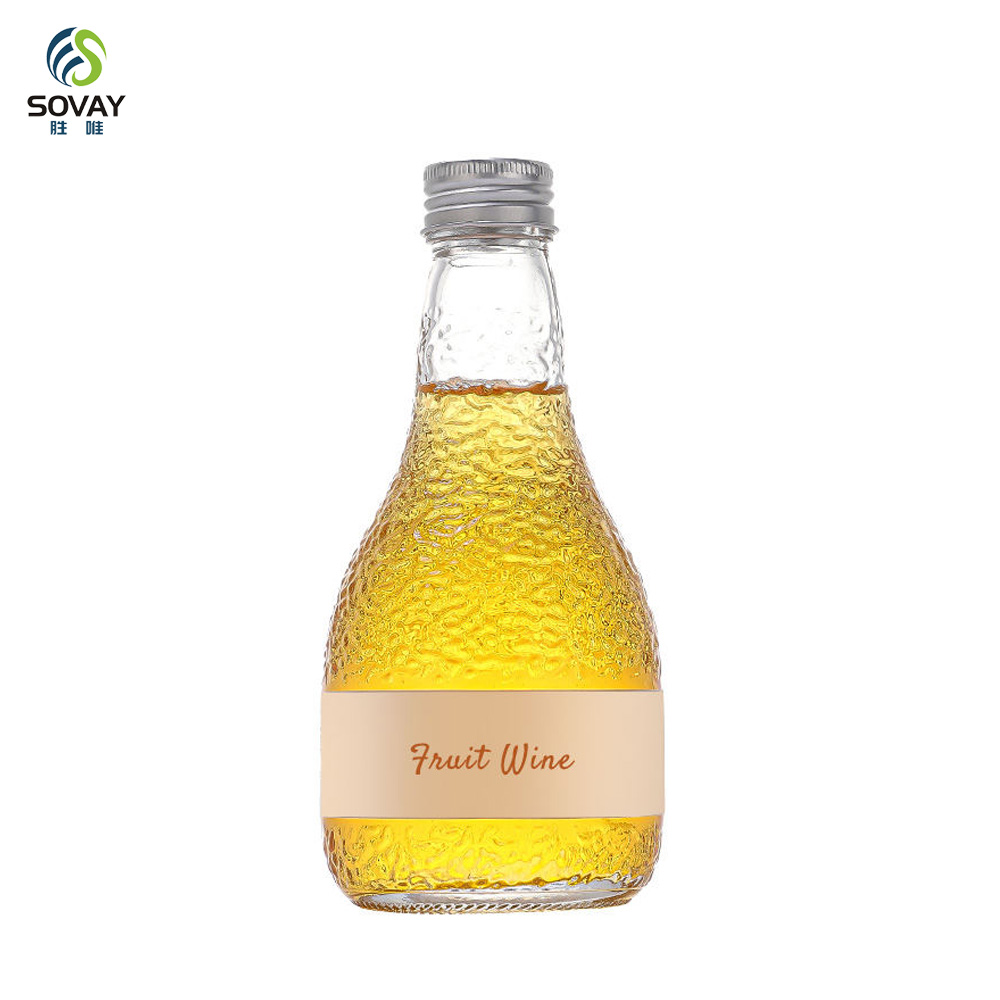 SW148N Empty Glass Fruit Wine Bottles Leak-Proof Sealed Bottles Reusable for Rice Wine & Beverage Storage