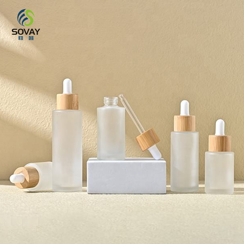 SE02 Flat Shoulder 1oz Pipette Bottles 20ml 30ml 40ml 50ml 60ml 80ml 100ml Opaque Dropper Bottles Deluxe Cylinder Dropper Bottle Pet
