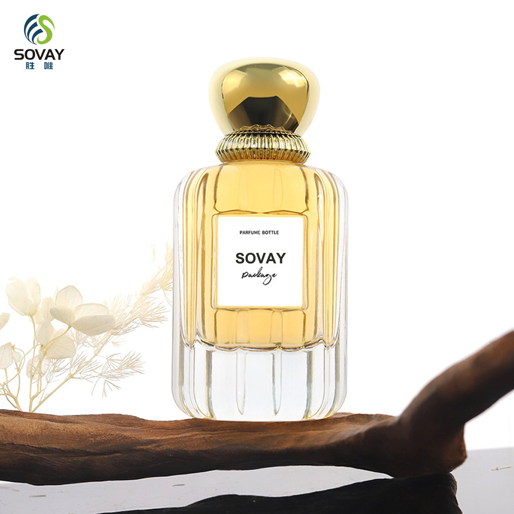 SP46 Square Spray Perfume Glass Bottle 30ml 50ml 100ml Luxury Perfume Bottle with Wooden Lid