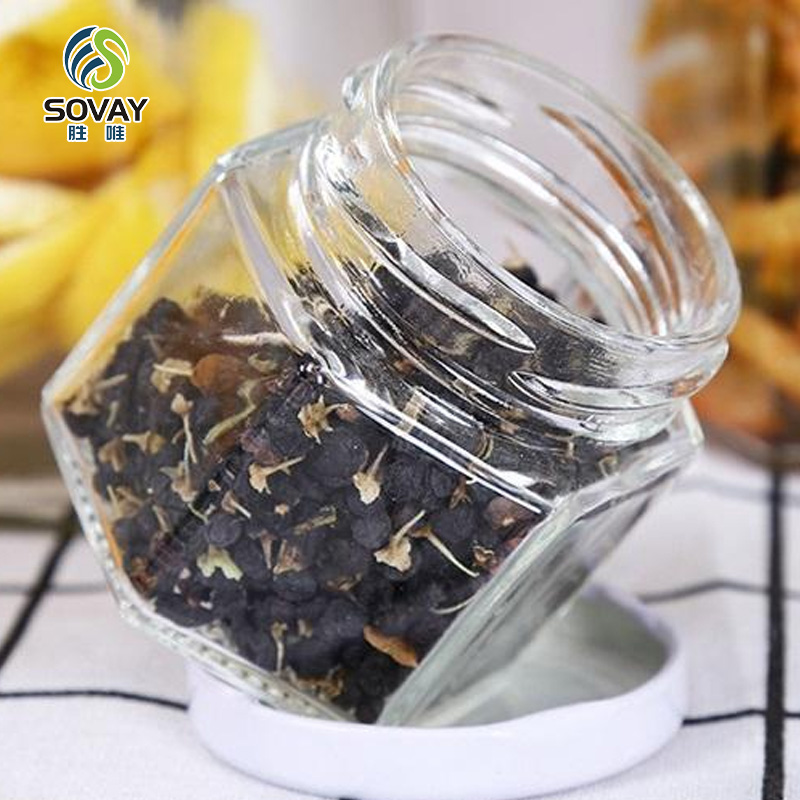 SG17 Sample Provided 45ml 100ml 180ml 280ml 380ml 500ml 730ml Hexagonal Honey Glass Jar Jam Jar with Lid