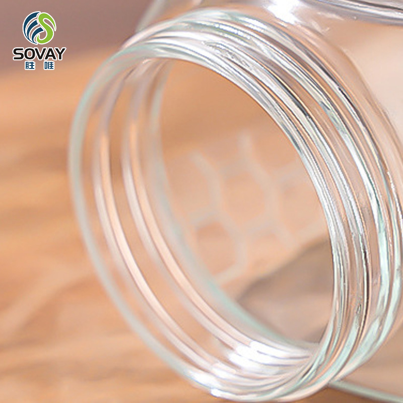 SG56N Wholesale Hexagonal Empty Glass Honey Jar New Popular Honeycomb Honey Jar with Screw Cap 380ml 500ml 730ml