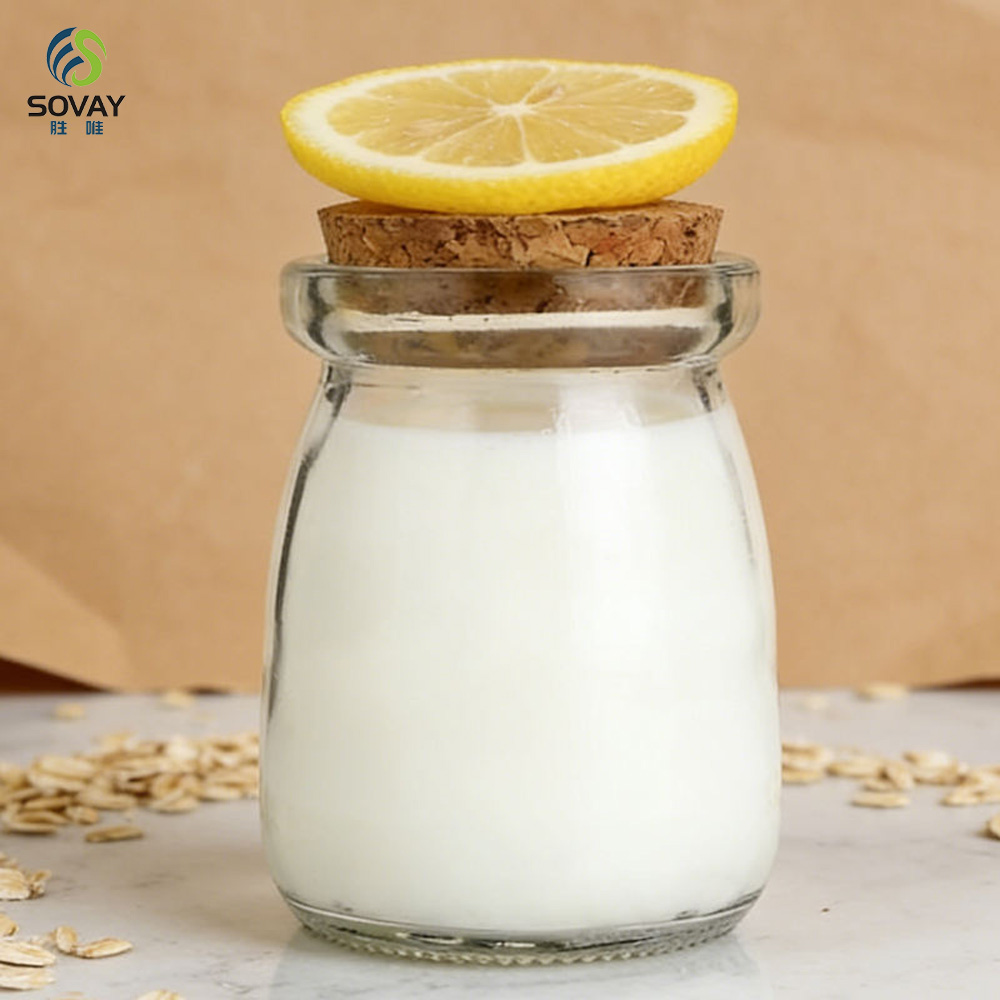 SG64N Empty Yogurt Container Glass Cookie 100ml 150ml Pudding Packaging Coconut Pudding Cream for Curling Hair Pudding Jar 200 Ml