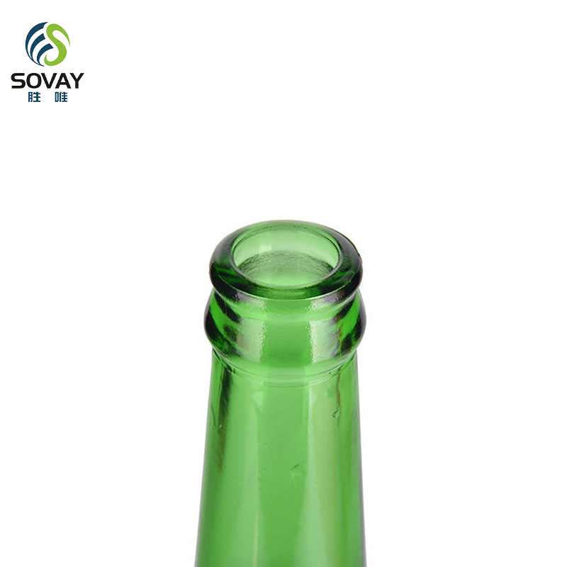 SB07N Factory Wholesale Custom Empty 330ml Green Clear Brown Amber Glass Beer Bottle
