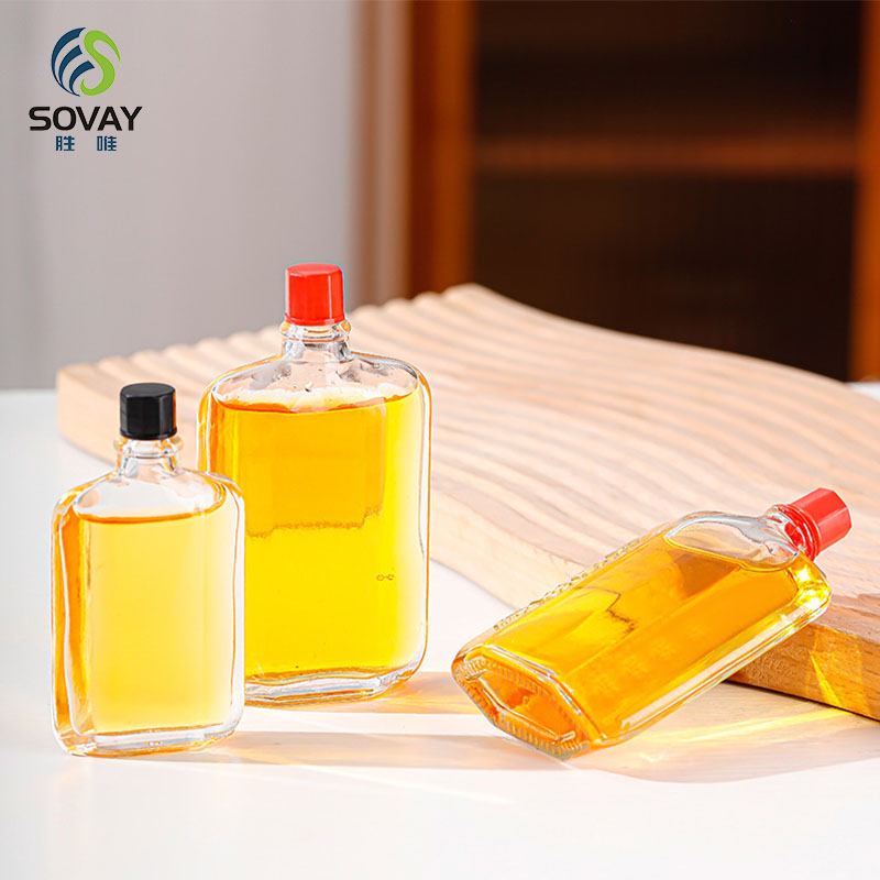 SE07 Hot Sell Clear Empty Glass Medicine Oil Bottles