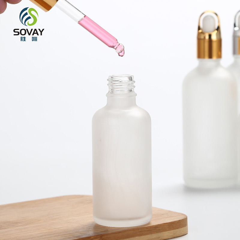 SE39N 5ml 10ml 15ml 20ml 30ml 50ml 100ml Clear Glass Serum Hair Oil Bottle Dropper Essential Oil Glass Bottle