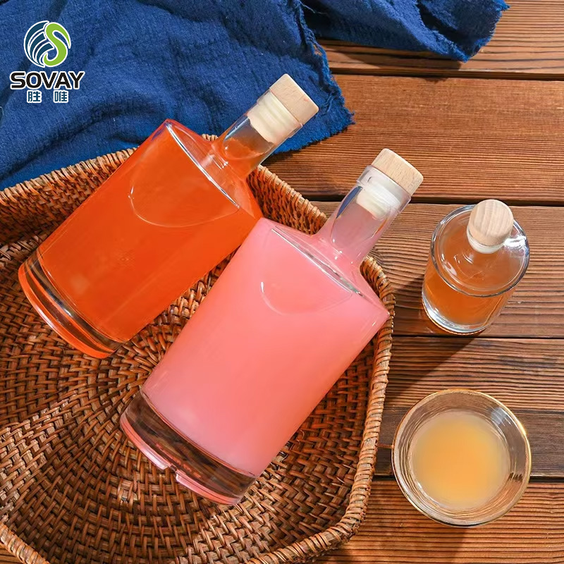 SW132N in Stock Custom Shape 100ml 200ml 375ml 500ml 750ml Glass Wholesale Rum Whiskey Liquor Gin Wine Spirit Vodka Bottle Container