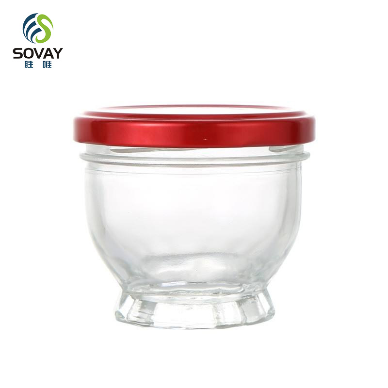 SG58N Hot Sale 50ml 75ml 100ml 150ml Empty Glass Honey Jar High Quality Honey Bottle Glass Jar