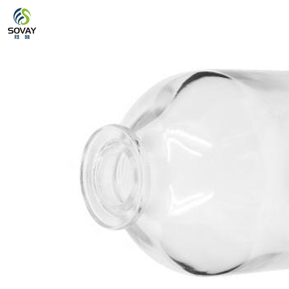 SW163 100ml 250ml 375ml 500ml Essential Oils Glass Aroma Diffuser Bottle Vodka Liquor Glass Bottle with Cap