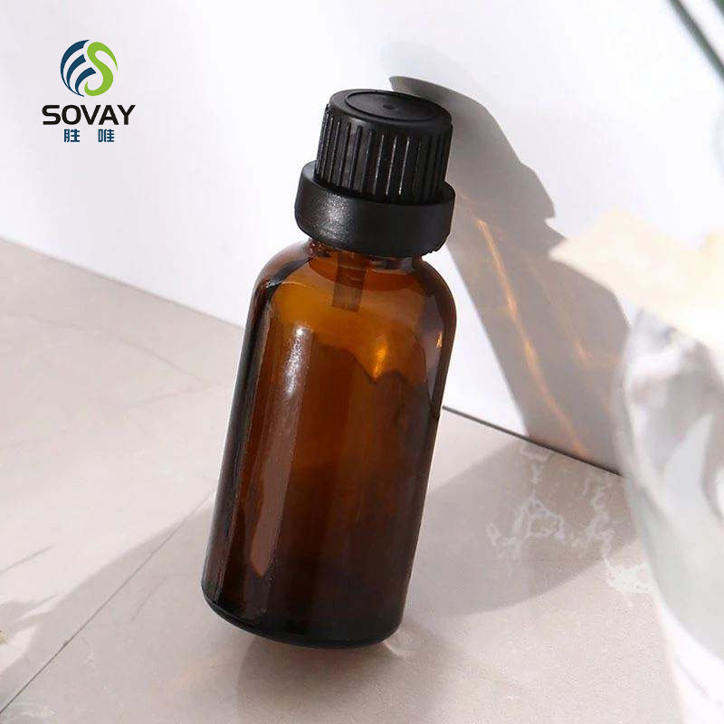 SE35N 5ml 10ml 15ml 20ml 30ml 50ml 100ml Brown&Matte Black Glass Essential Bottle with Insert Dropper