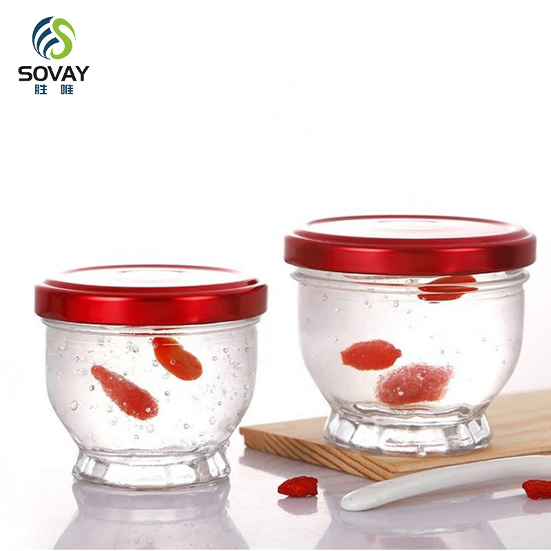 SG58N Hot Sale 50ml 75ml 100ml 150ml Empty Glass Honey Jar High Quality Honey Bottle Glass Jar
