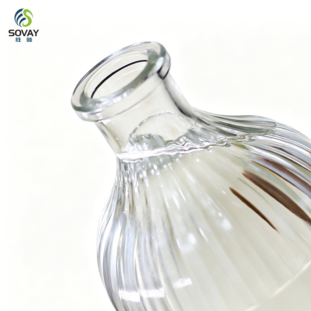 SW167 High Quality Custom Fancy Shape Clear Spirits Liquor Glass Bottles 500ml Customizable Bottle