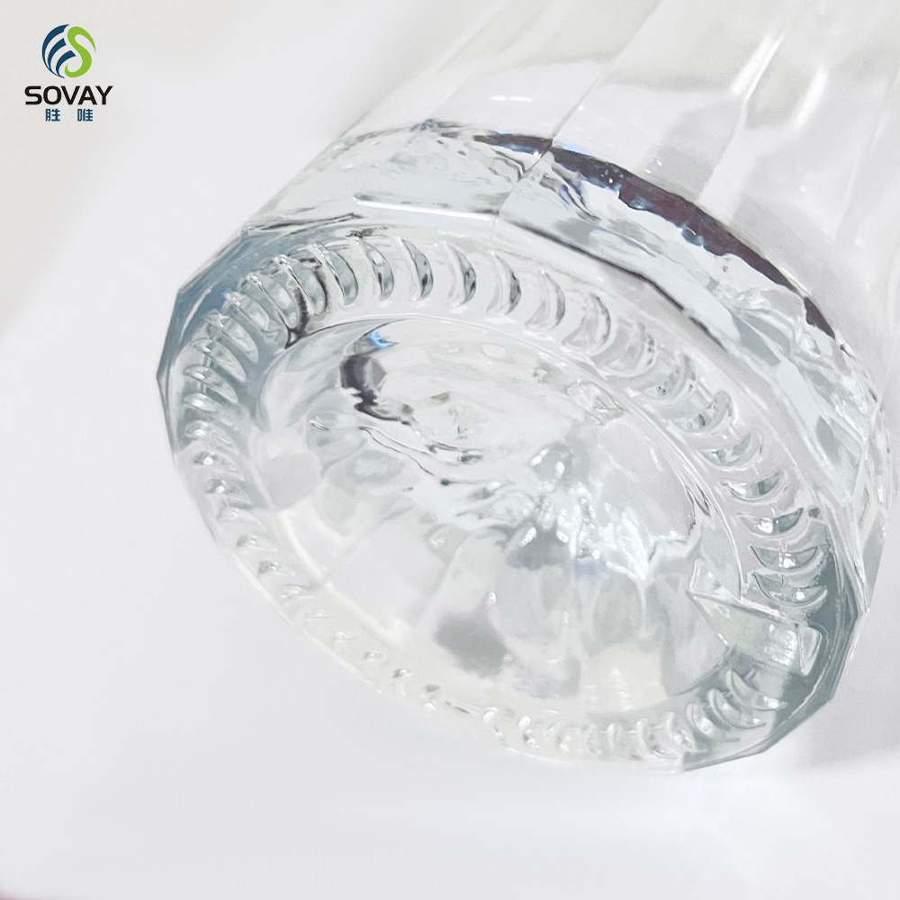 SW164 Cork Sealing Type Fancy Liquor Bottle 100ml 250ml 500ml 1000ml Reusable Glass Bottle for Vodka