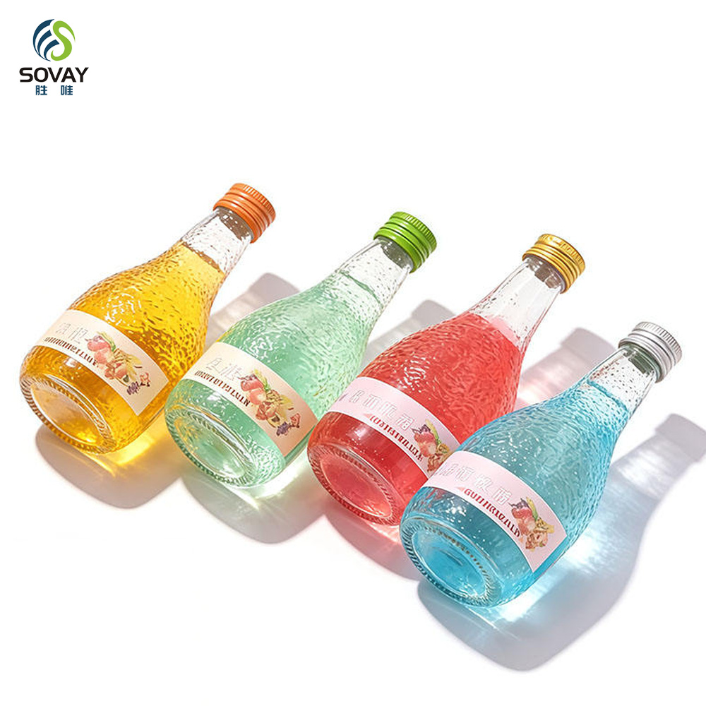 SW148N Empty Glass Fruit Wine Bottles Leak-Proof Sealed Bottles Reusable for Rice Wine & Beverage Storage
