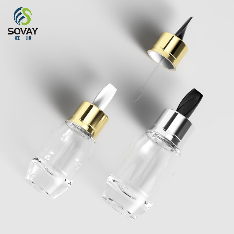SE44 Famous Brand Premium Customizable 15ml 30ml 50ml Clear Green Glass Designs Bottles with Stirring Stick for Skin Care Serum Cream