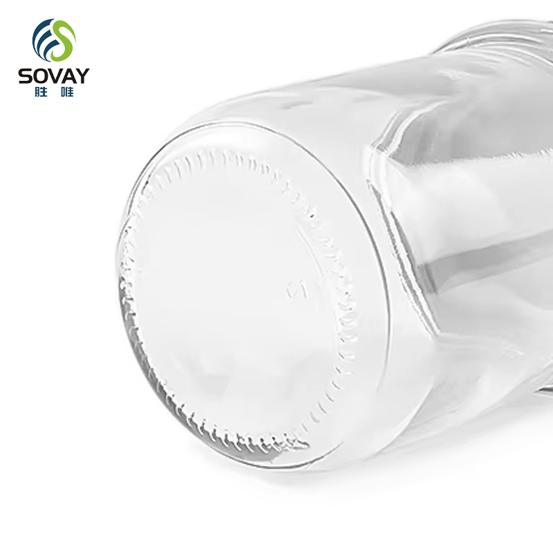 SG16 Wholesale Empty 100ml to 1000ml Wide Mouth Honey Jam Storage Glass Jar Pickle Food with Screw Cap
