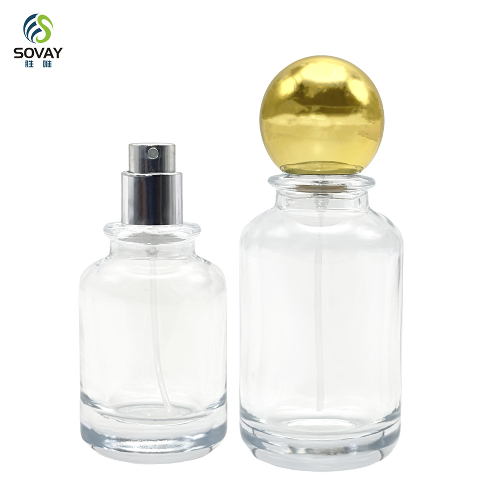SP37 New Design 30ml 50 Ml Perfume Bottle Glass Elegant Luxury Perfume Bottle 100ml Perfume Bottle with Ball Cap