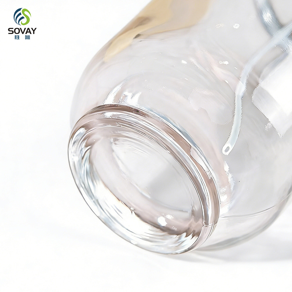 SW47 Empty Crimp Sloping Shoulders Blank Perfume Bottle 50ml 100ml Spray Glass Perfume Bottles