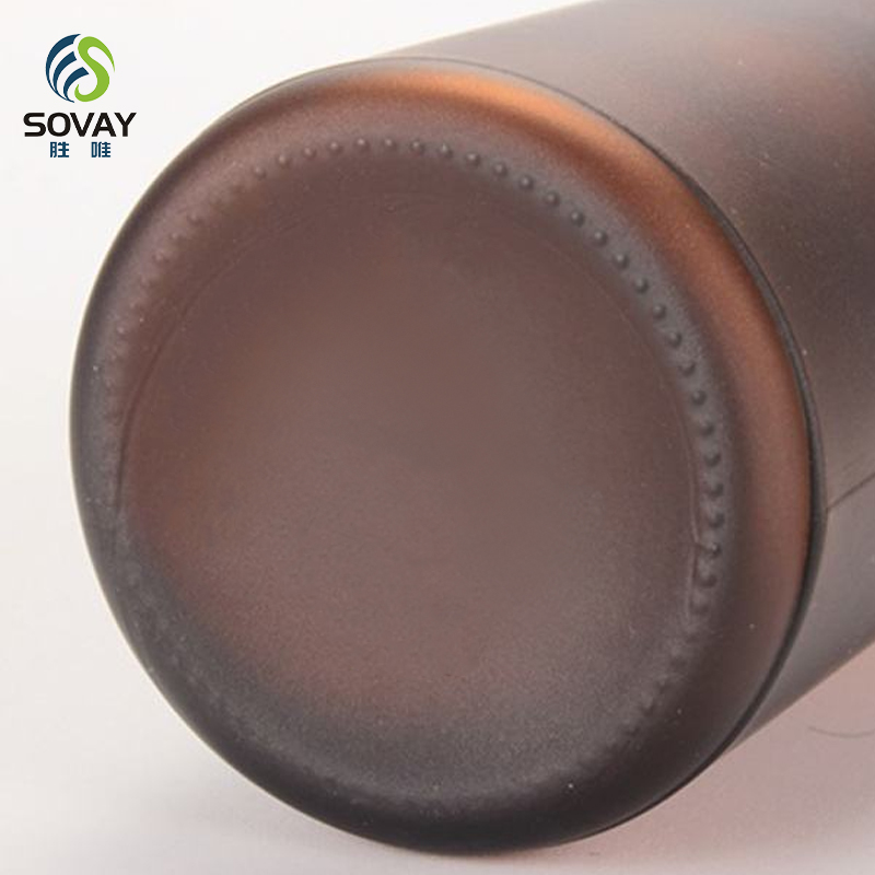 SE06 High Quality 5ml 10ml 15ml 20ml 30ml 50ml 100ml Frosted Amber Glass Dropper Bottle with Glod Lid for Essential Oil