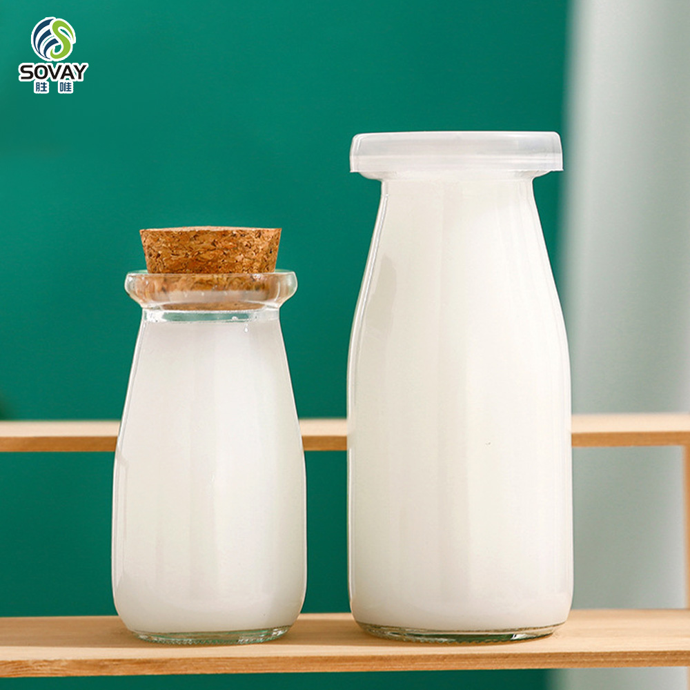 SG64N Empty Yogurt Container Glass Cookie 100ml 150ml Pudding Packaging Coconut Pudding Cream for Curling Hair Pudding Jar 200 Ml