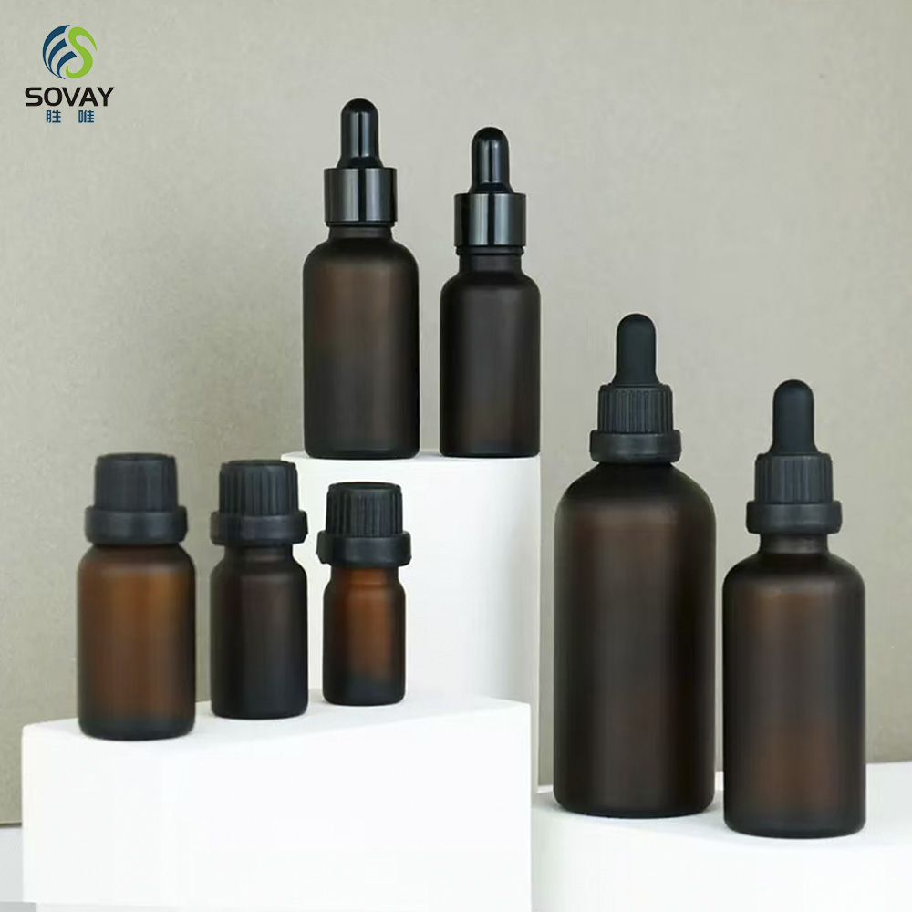 SE01 Wholesale Glass Pipette Graduated 5ml 10ml 15ml 20ml 30ml 50ml 100ml Liquid Essential Oil Glass Dropper Bottle