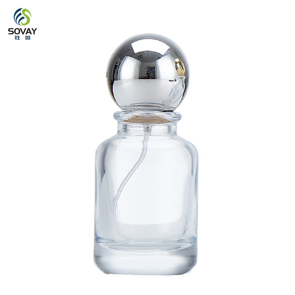SP37 New Design 30ml 50 Ml Perfume Bottle Glass Elegant Luxury Perfume Bottle 100ml Perfume Bottle with Ball Cap