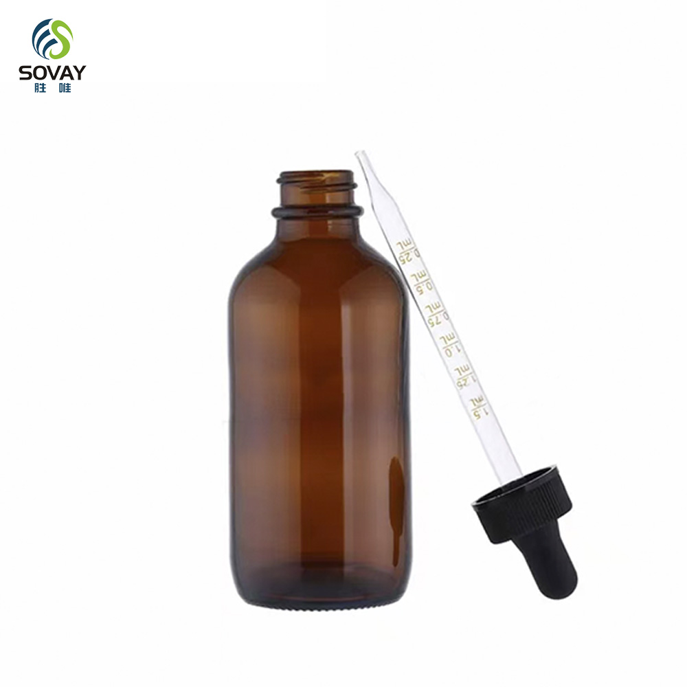 SE01 Wholesale Glass Pipette Graduated 5ml 10ml 15ml 20ml 30ml 50ml 100ml Liquid Essential Oil Glass Dropper Bottle