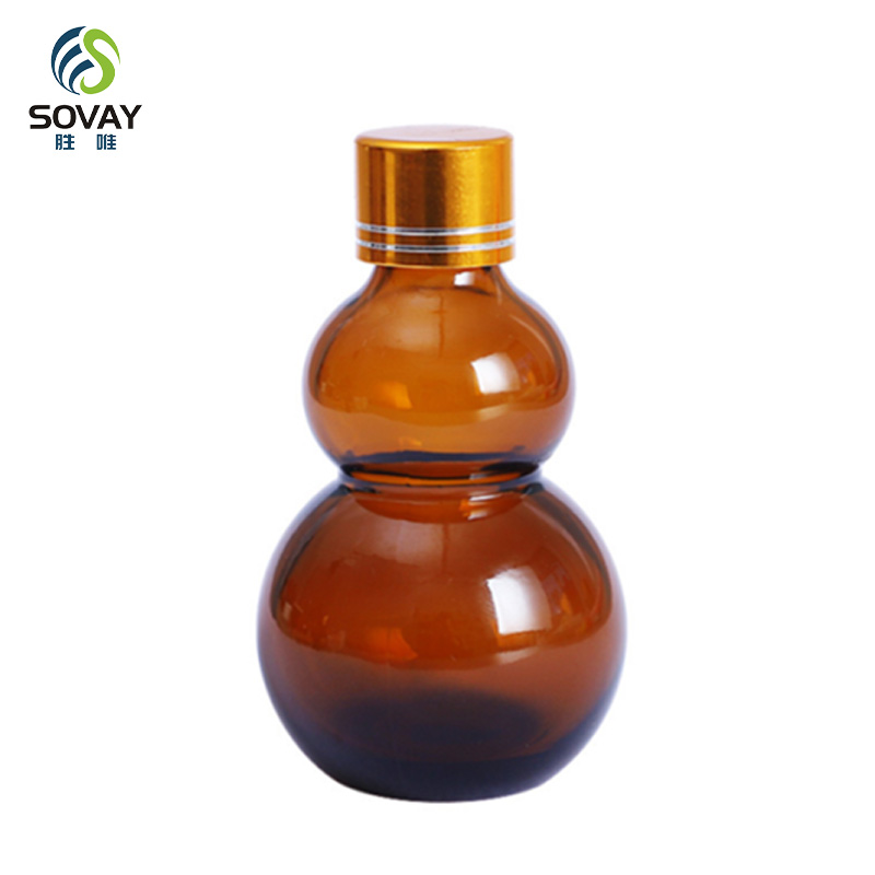 SE03 Empty Customized Amber Color 10ml 20ml 30ml 50ml 100ml New Design European Style Essential Oil Glass Bottle with Cap Dropper Screen Printing