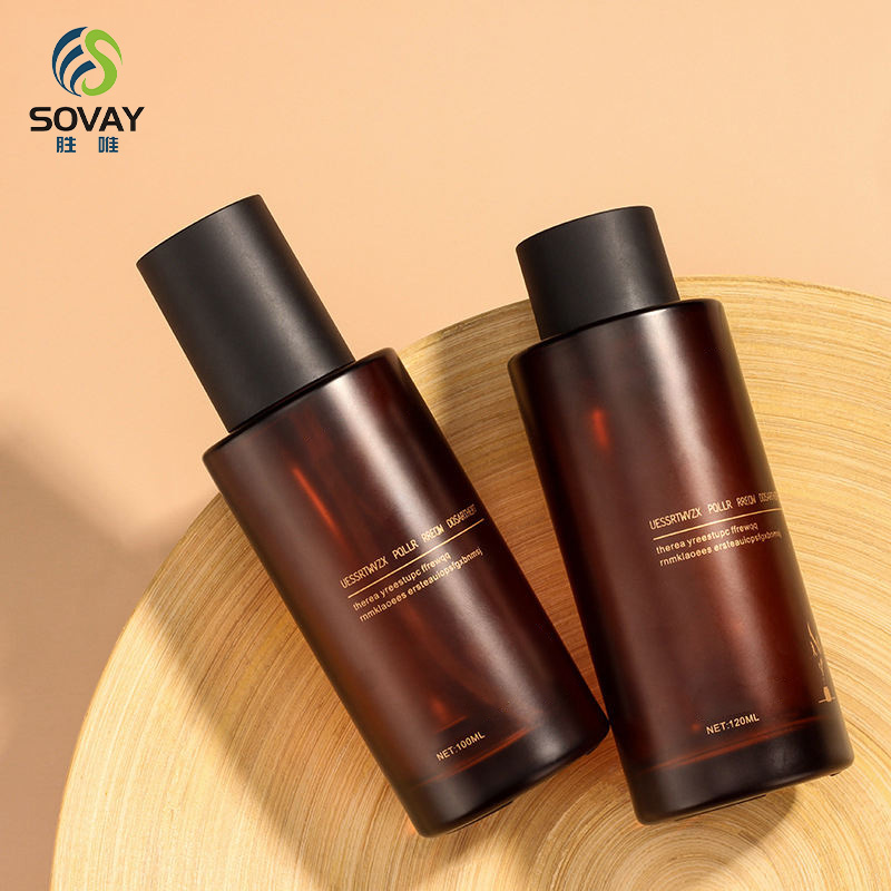 SC02N China Competitive Price Cosmetic Dropper Bottle Transparent Skincare Set Packaging Lotion Toner Perfume Oil Cream Jar