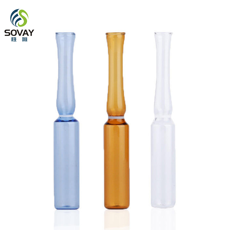 SM25 1ml 2ml 5ml 10ml 20ml Form B Amber Empty Medical Low Borosilicate Glass Ampoule