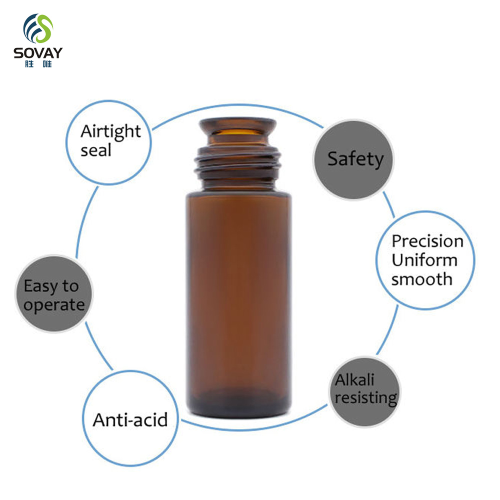 SM21 Pharmaceutical Grade Glass Sample Bottle 10cc Medicine Glass Bottle