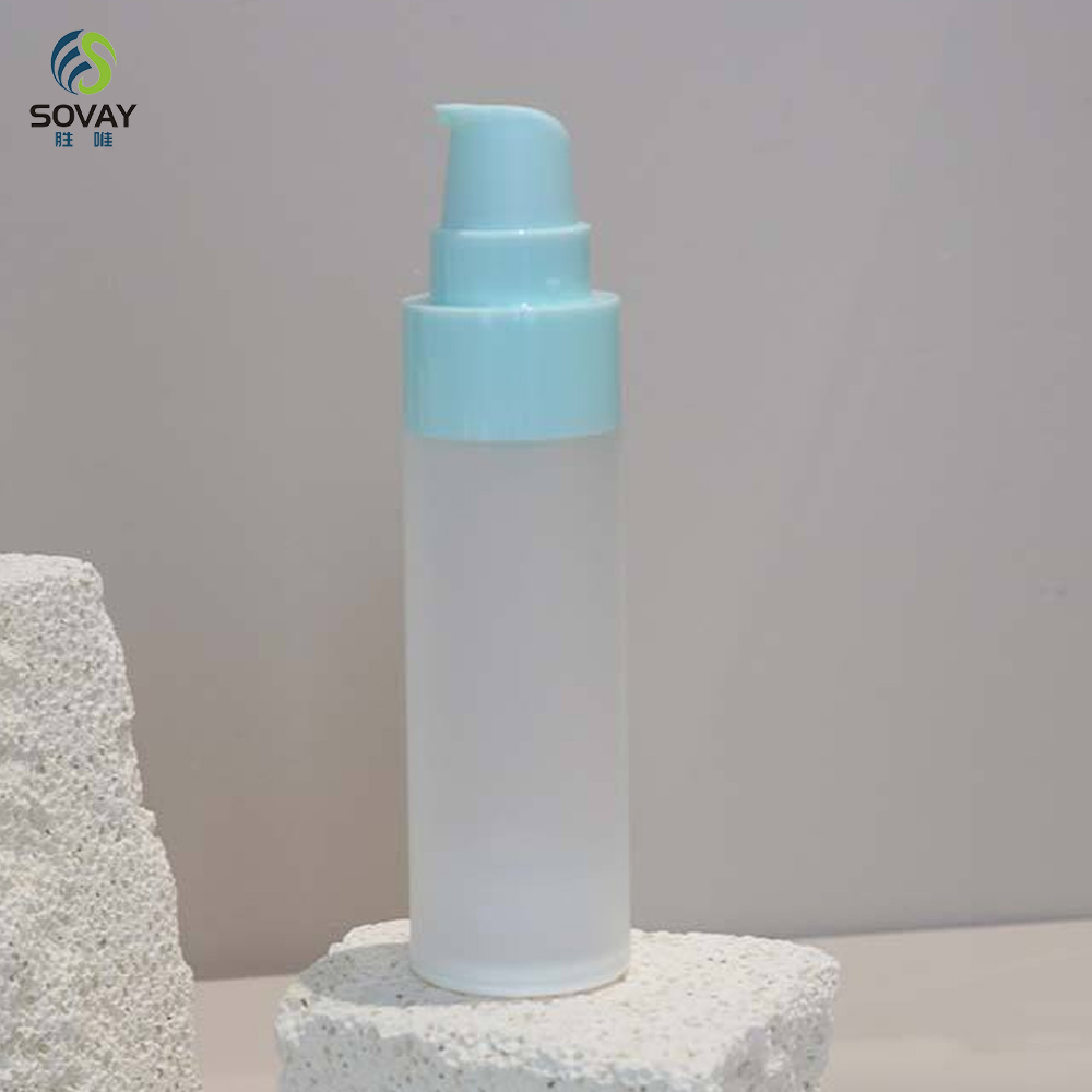 SC14N Pet Cylinder Matte Plastic Bottle with Spray Pump