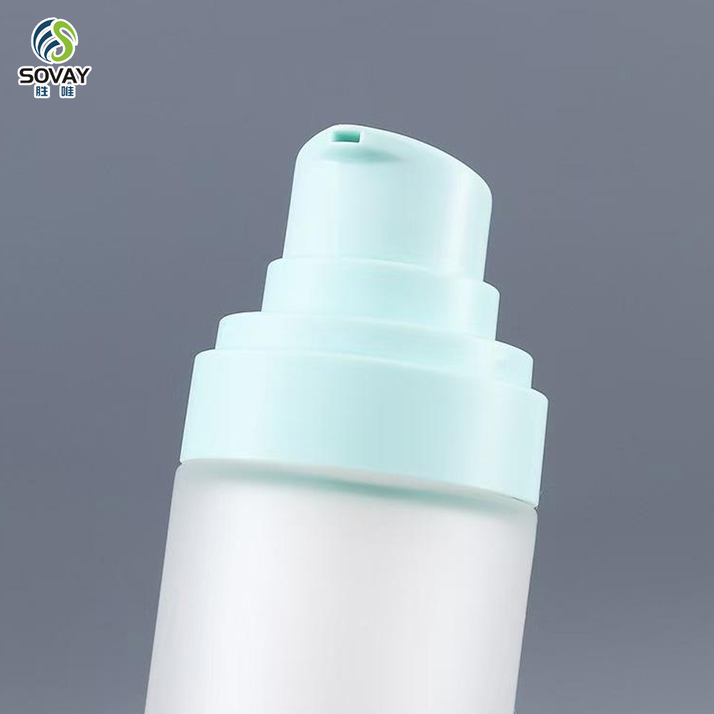 SC14N Pet Cylinder Matte Plastic Bottle with Spray Pump
