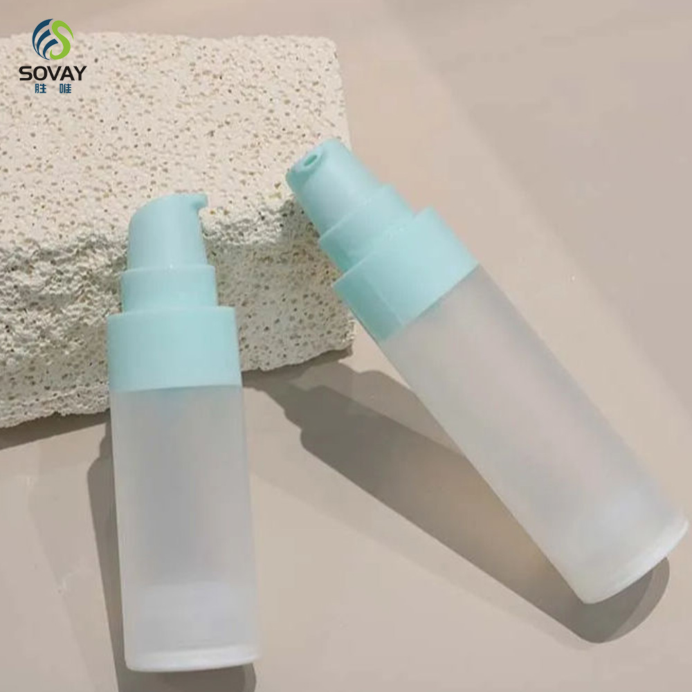 SC14N Pet Cylinder Matte Plastic Bottle with Spray Pump