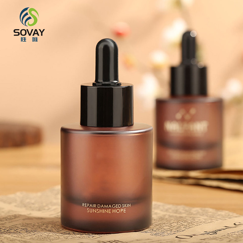 SC02N China Competitive Price Cosmetic Dropper Bottle Transparent Skincare Set Packaging Lotion Toner Perfume Oil Cream Jar