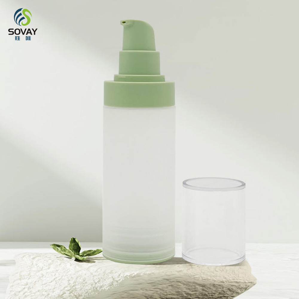 SC14N Pet Cylinder Matte Plastic Bottle with Spray Pump
